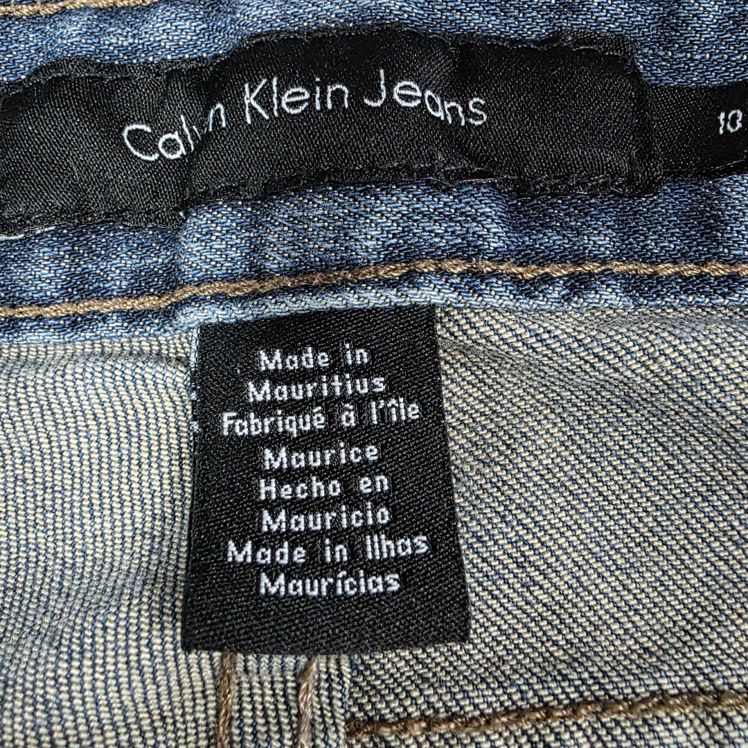 Calvin Klein Y2K Women’s Bootcut Jeans W31 L31 Blue Stretch Denim Mid Rise