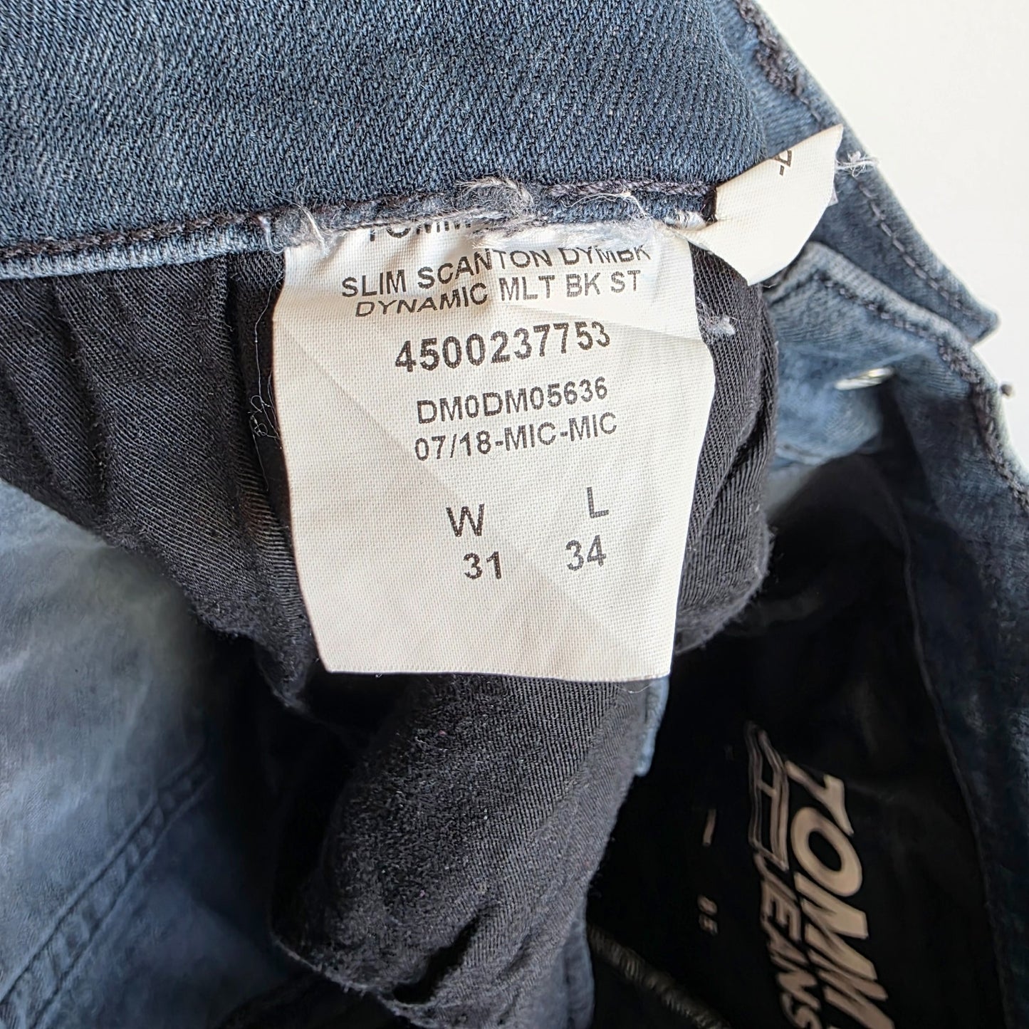 Tommy Hilfiger Scanton Slim Jeans W31 L34 Blue Stretch Denim Men's