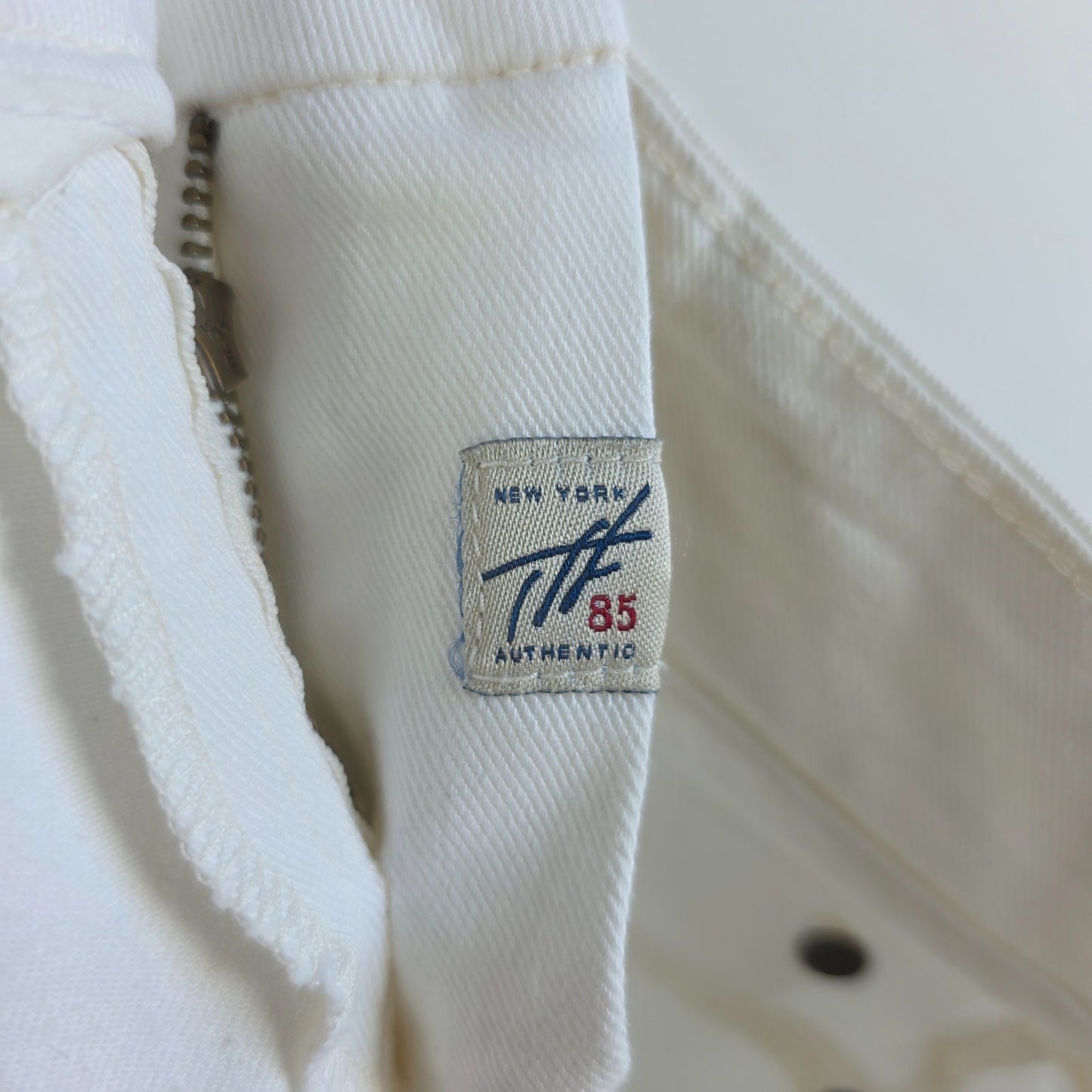 Tommy Hilfiger Women’s Slim Jeans W25 L27 White Stretch Denim Milan Fit