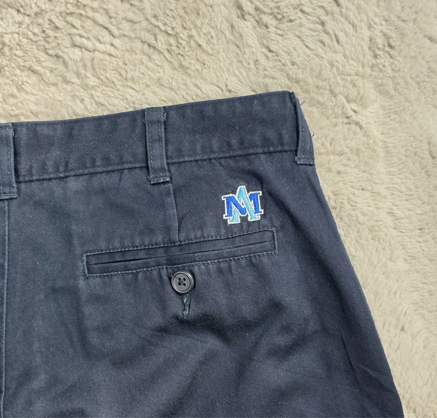 Vintage Y2K Tommy Hilfiger Blue Chino Trousers W30 (Measures 29) MA Logo