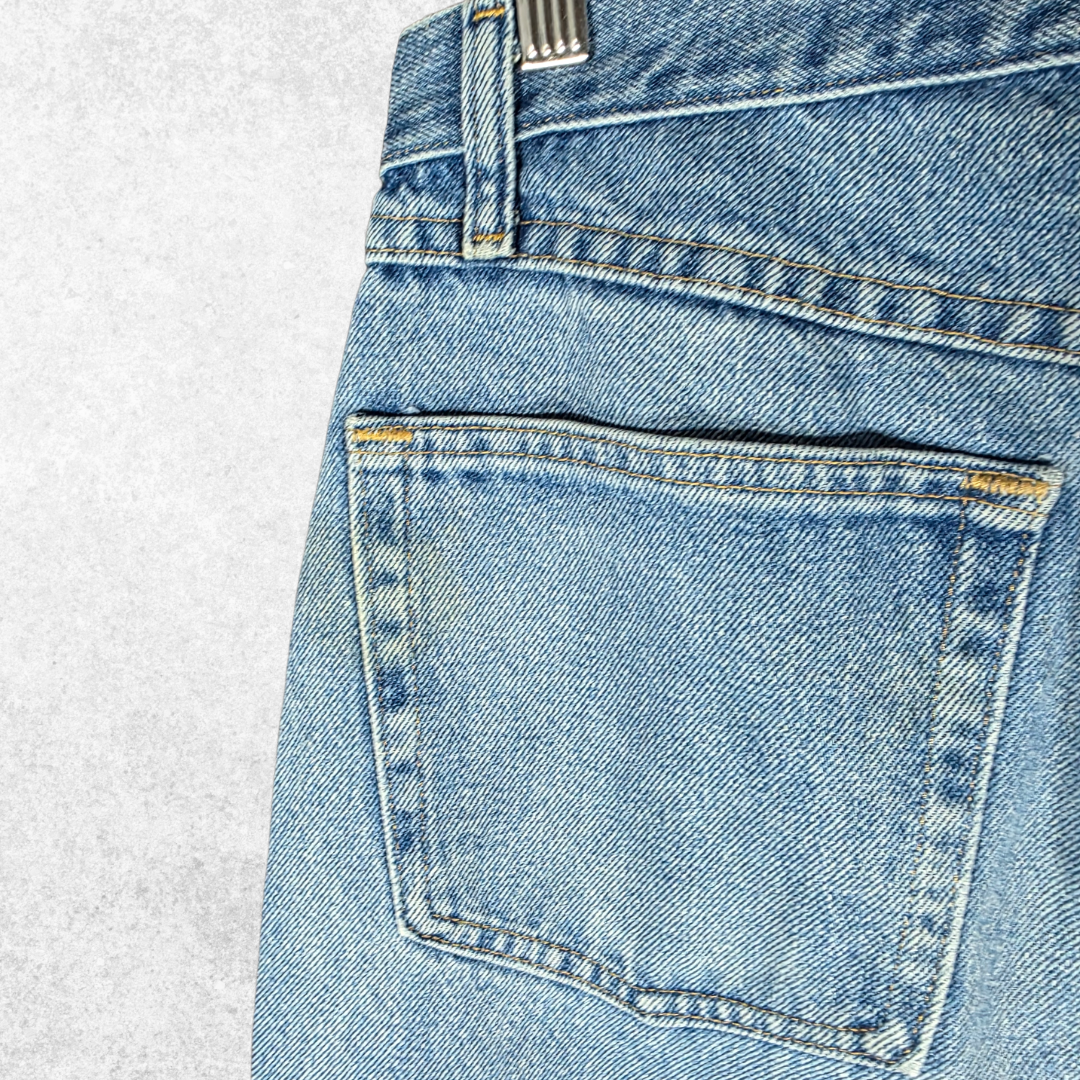 Wrangler Jeans W33 L32 Blue Regular Fit Straight Denim Men's Classic