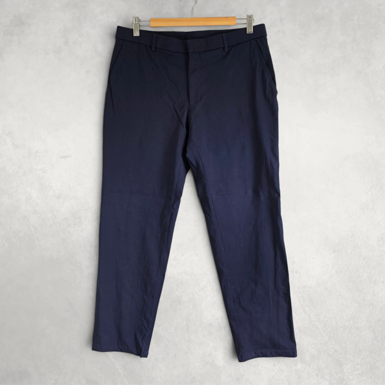 Tommy Hilfiger Smart Stretch Dress Pants Men’s Navy W33 L28 Tailored Trousers