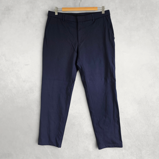 Tommy Hilfiger Smart Stretch Dress Pants Men’s Navy W33 L28 Tailored Trousers