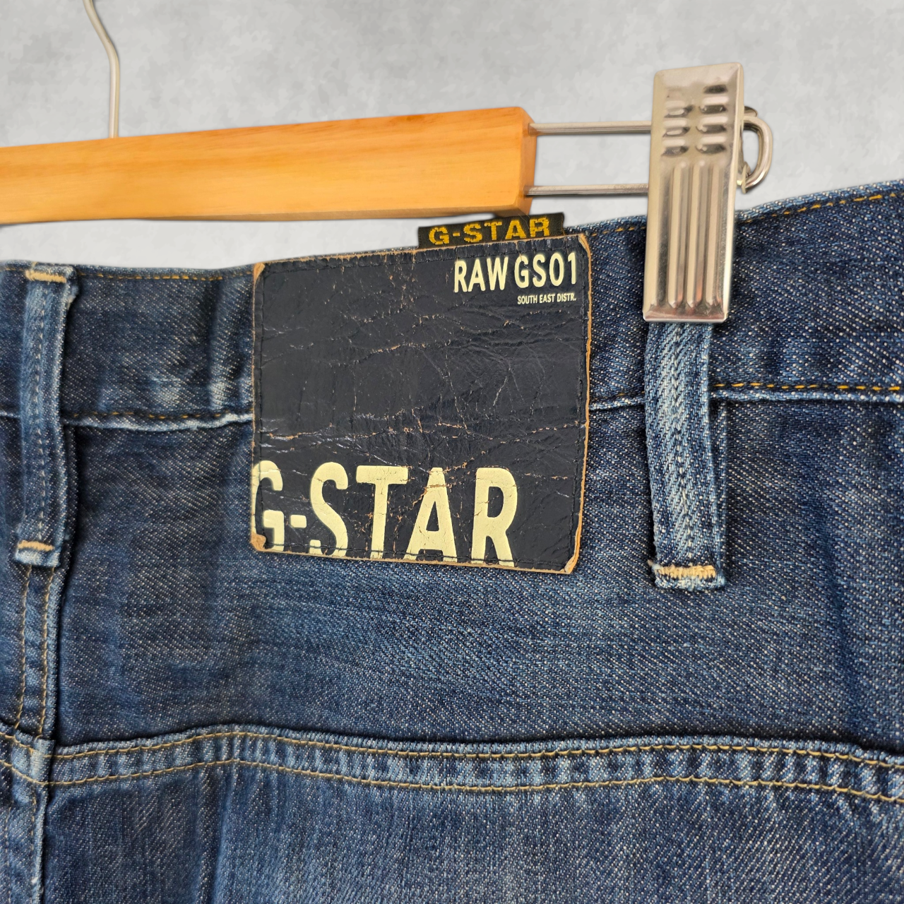 G-Star RAW Arc 3D Loose Tapered Jeans W32 L32 Blue 3D Denim Mens Tapered