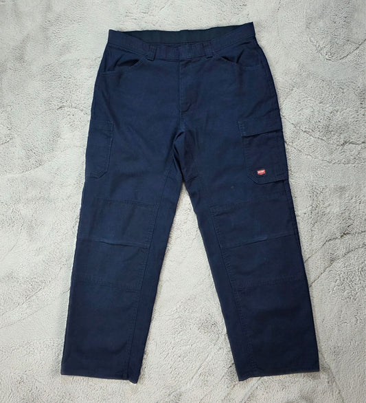 Red Kap Cargo Trousers Navy Blue Men’s Straight W36 L32 Workwear Utility