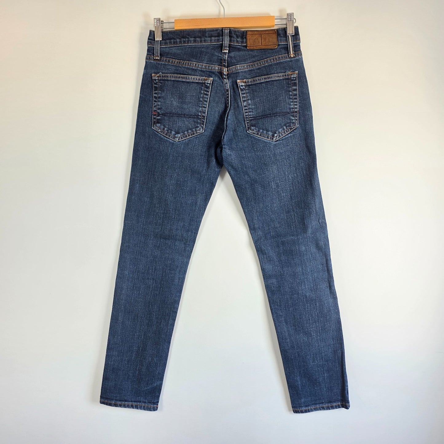 Tommy Hilfiger Slim Jeans W28 L29 (W28 L30 Tag) Selvedge Blue Denim Men’s