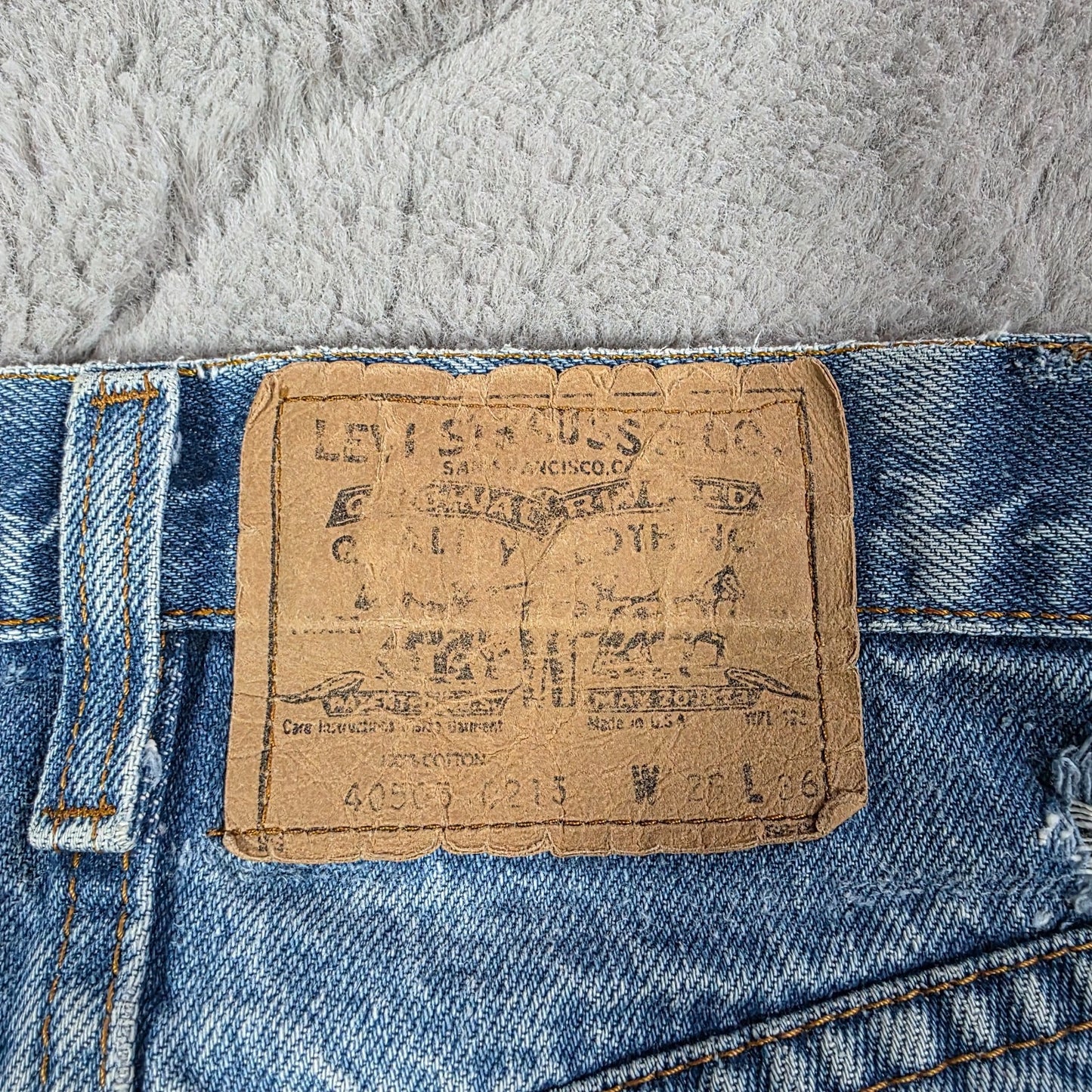 Vintage Levi’s Orange Tab Jeans Men’s W29 L36 Blue Denim