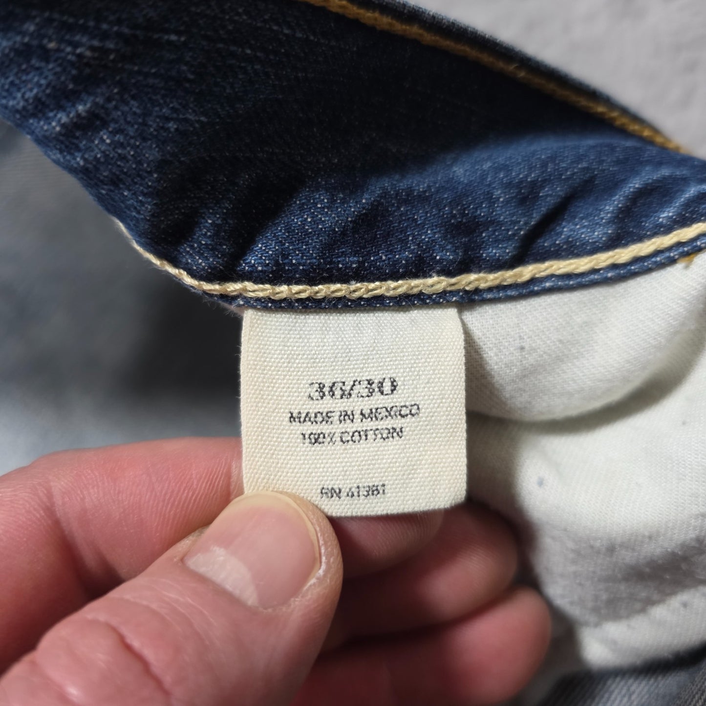 Polo Ralph Lauren 867 Classic Straight Jeans W36 L30 (Actual W38 L29)