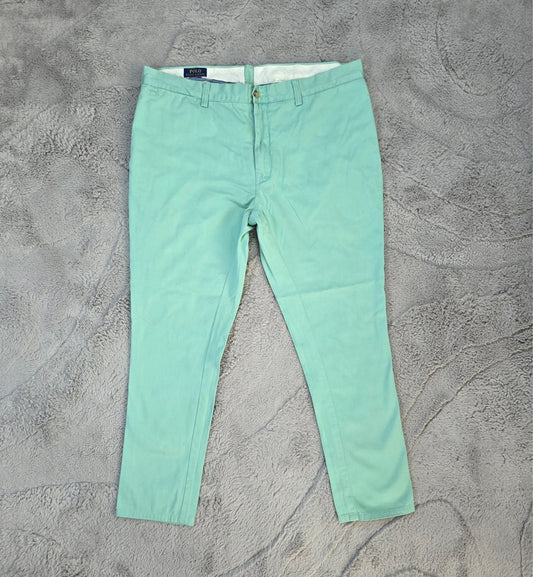 Polo Ralph Lauren Bedford Chino Slim Fit Trousers Green W39 L28 Sri Lanka