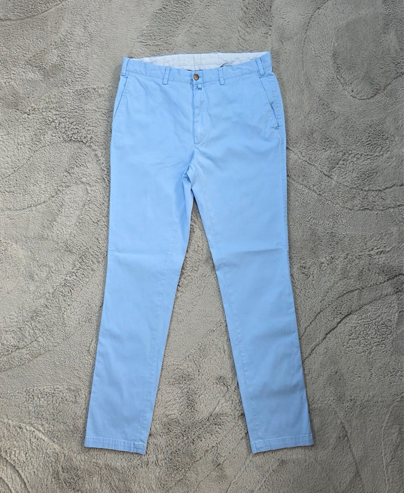 GANT Slim Fit Chinos Light Blue Men’s W34 L34 Tailored Tapered Portugal