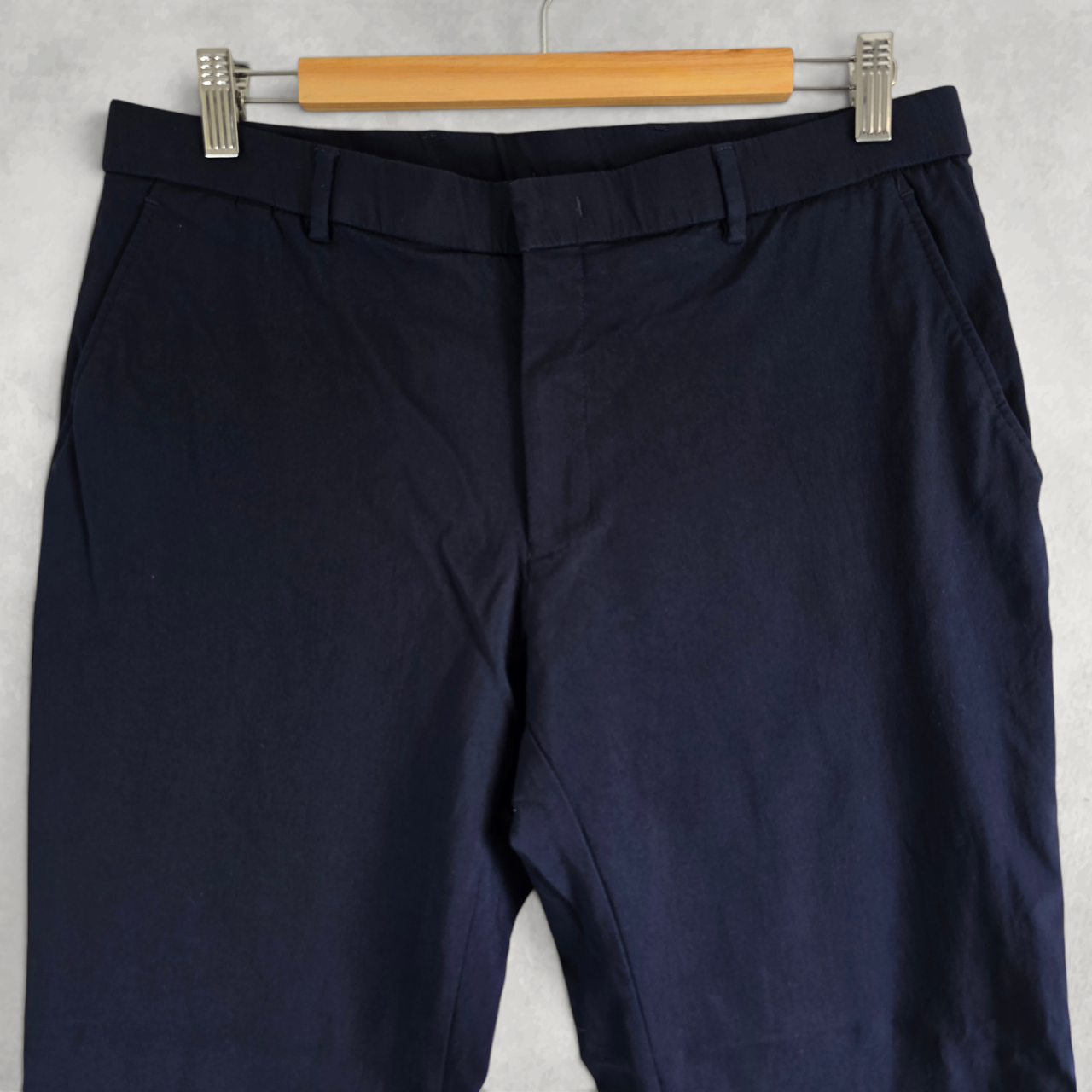 Tommy Hilfiger Smart Stretch Dress Pants Men’s Navy W33 L28 Tailored Trousers