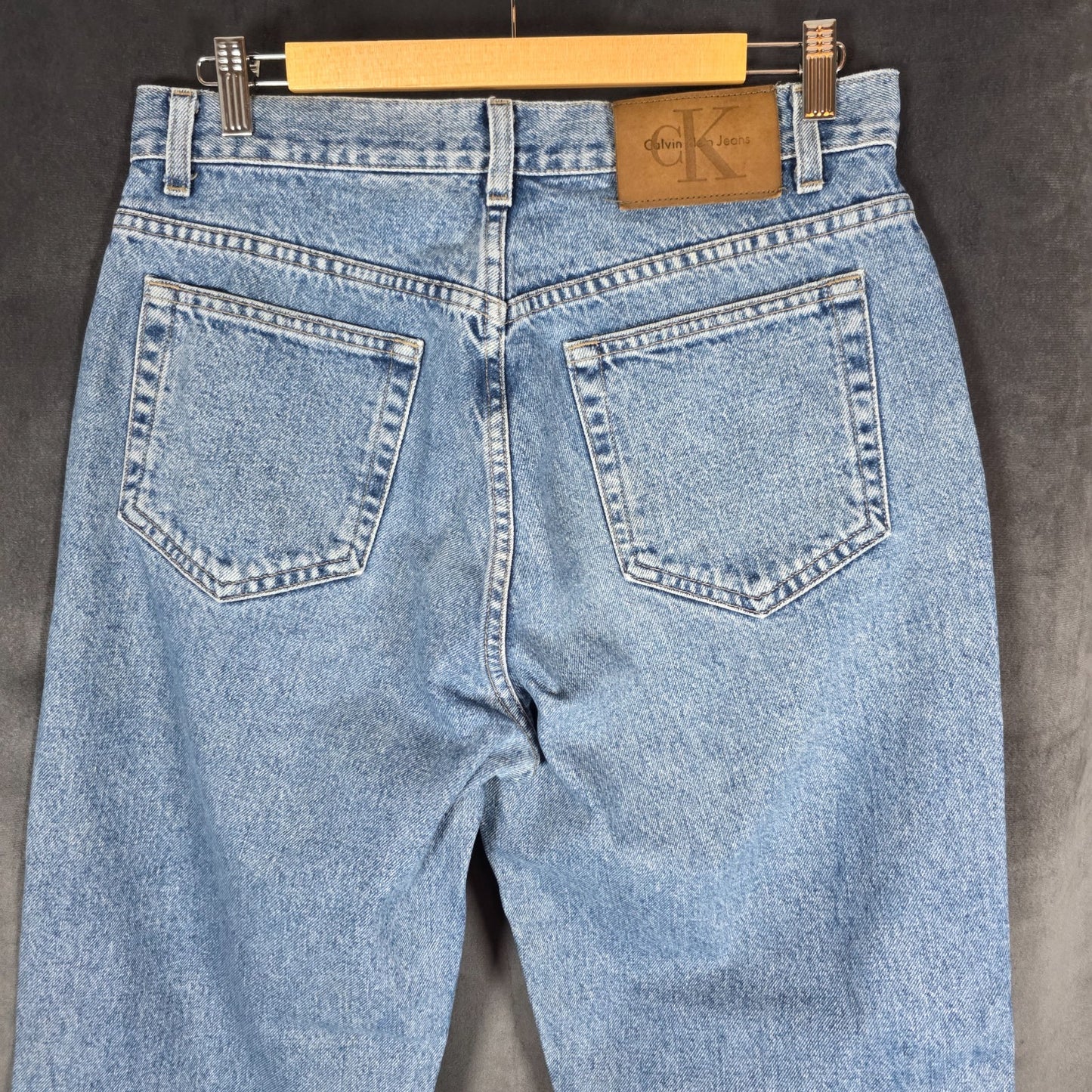 Vintage Calvin Klein Men’s Easy Fit Jeans Blue W32 L29 Made in USA