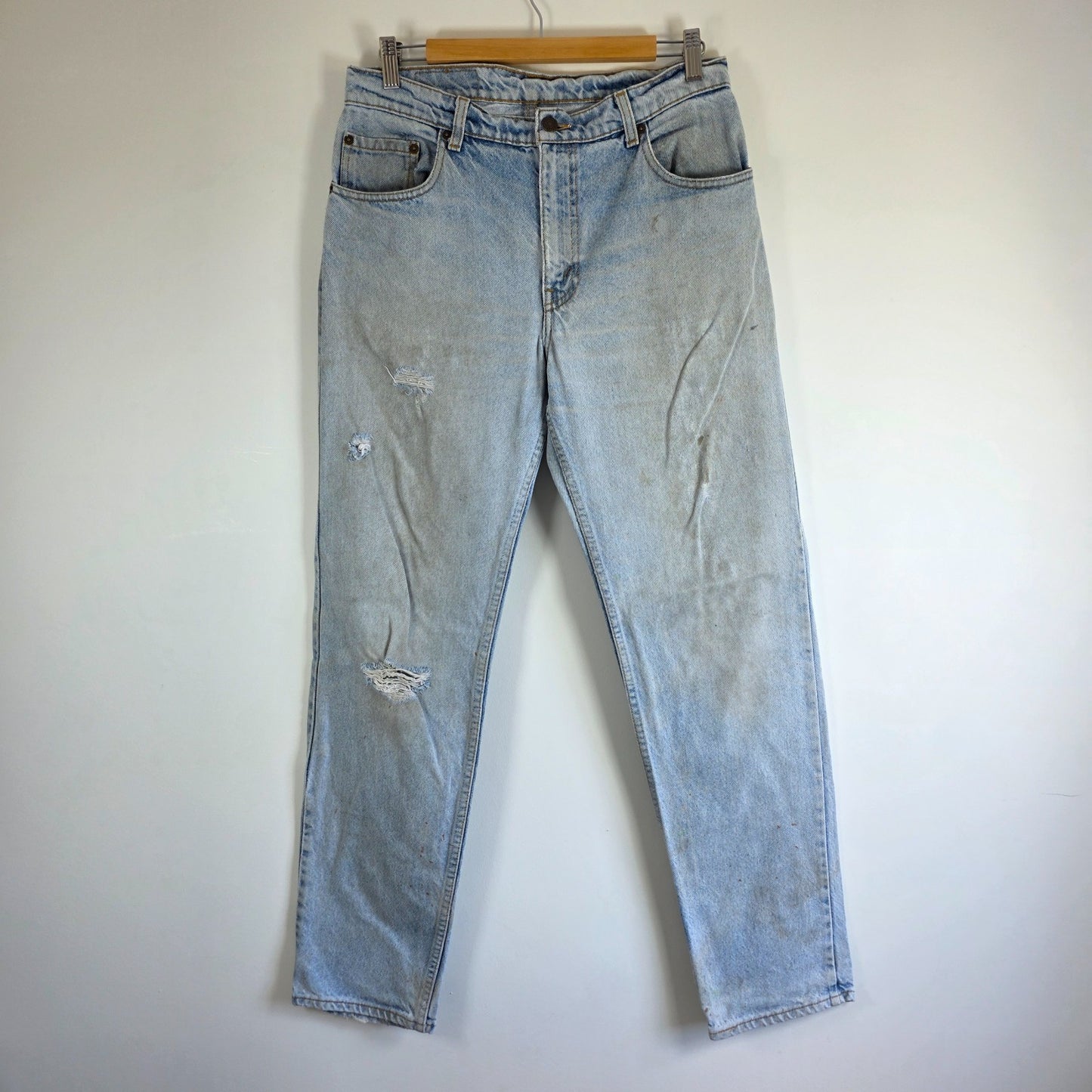 Vintage Levi’s 341 Jeans W32 L32 Distressed Blue Made in Australia 90s Grunge