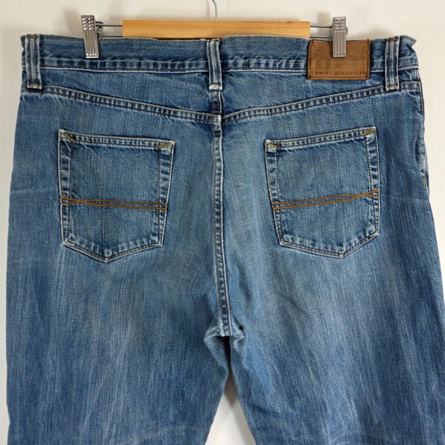 Tommy Hilfiger Jeans W38 L30 Blue Straight Fit Men's Denim Mexico