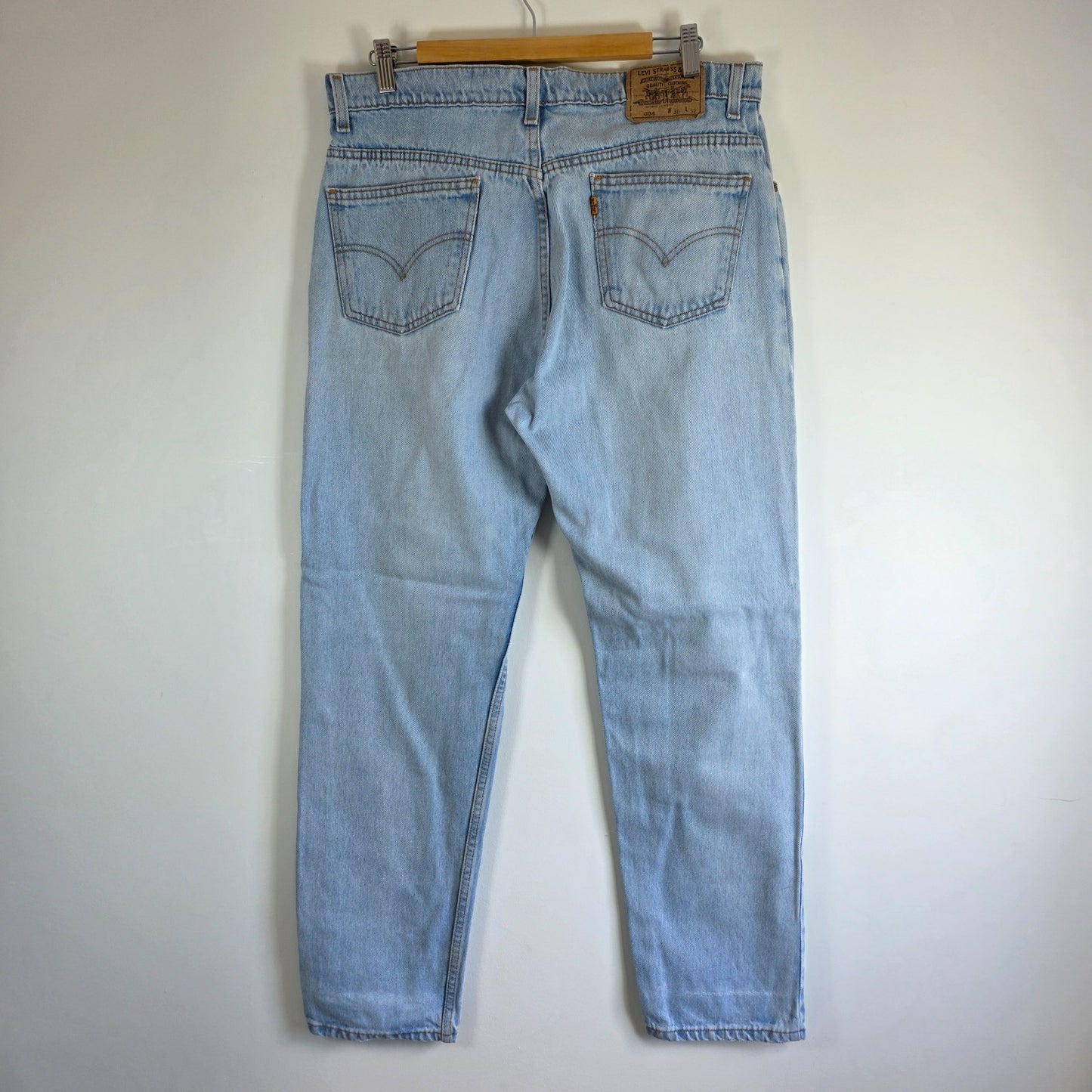 Vintage Levi’s 604 Jeans W35 L32 Blue Orange Tab Made in Australia 90s Mens