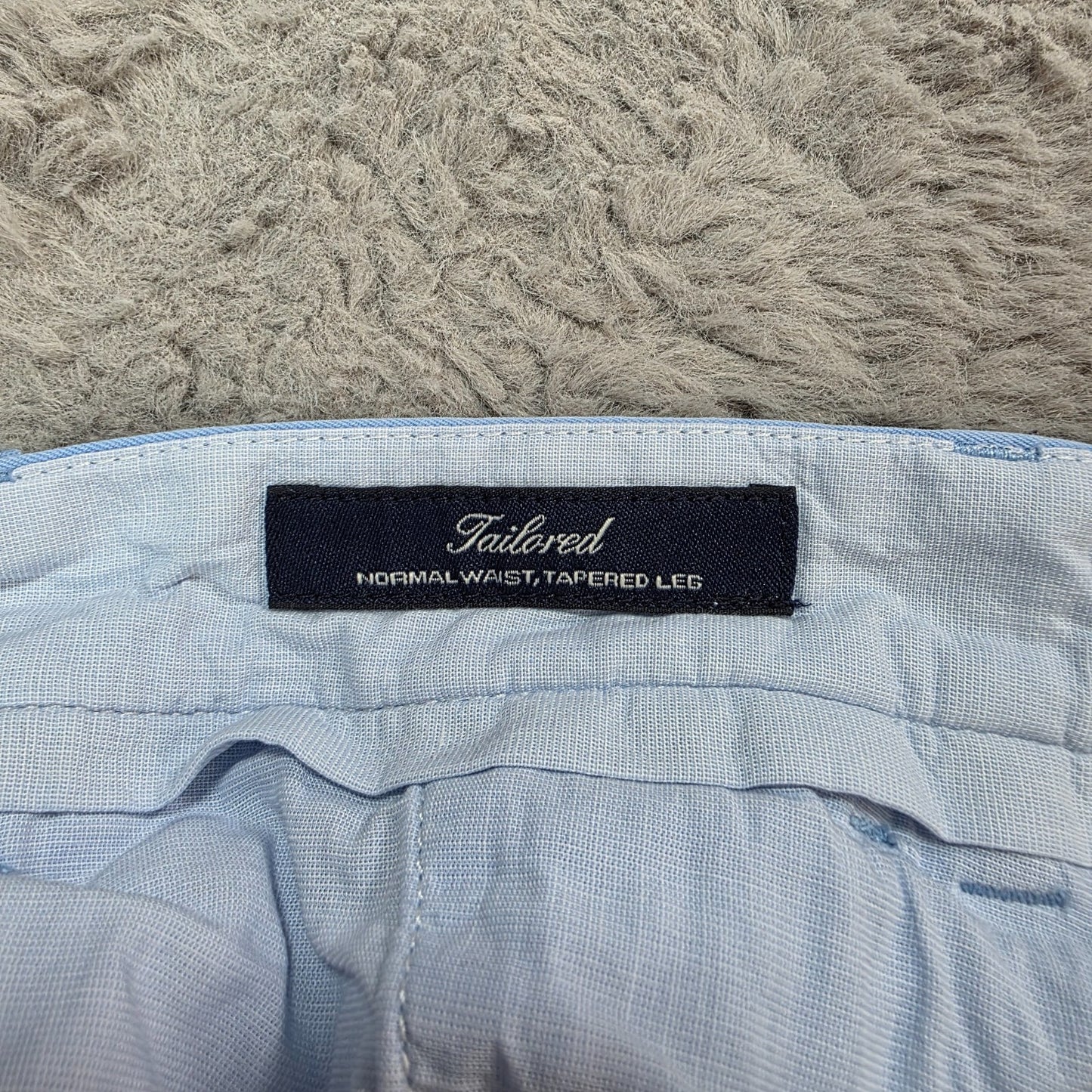 GANT Slim Fit Chinos Light Blue Men’s W34 L34 Tailored Tapered Portugal