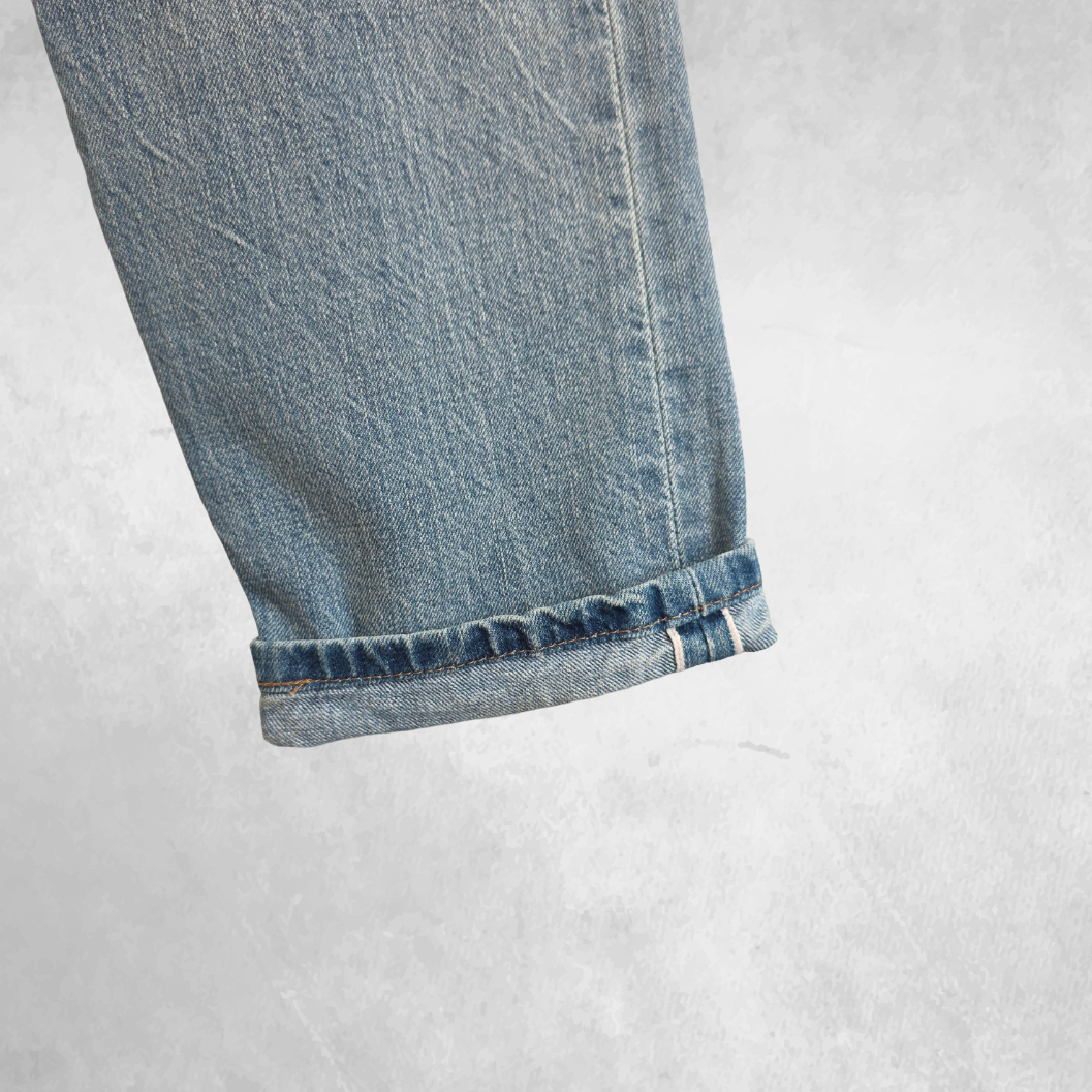 Levi’s 501 CT Jeans Women’s W30 L27 Blue Selvedge White Oak Cone Denim