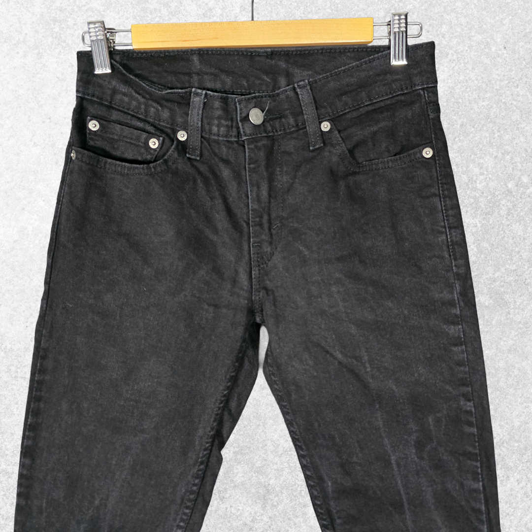 Levi’s 511 Slim Jeans W29 L29 Black Stretch Denim Men’s (W29 L30 Tag)