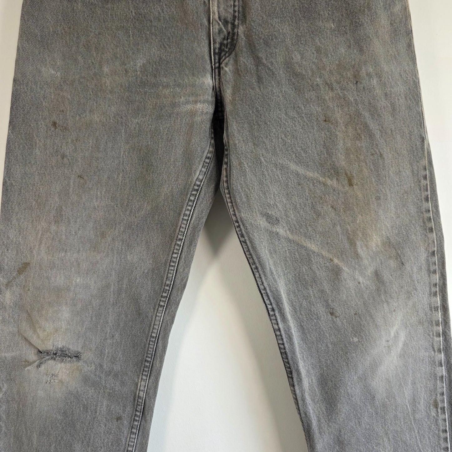 Vintage Levi’s 616 Jeans W32 L31 Grey Orange Tab Distressed Men’s