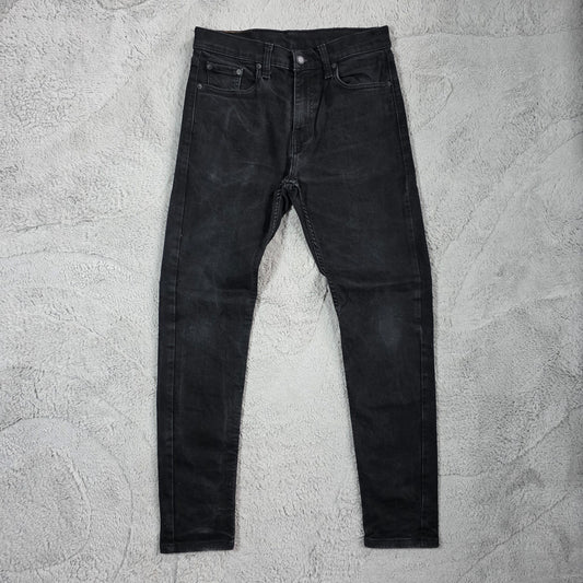 Levi’s 512 Slim Taper Jeans Women’s W30 Black Stretch Denim