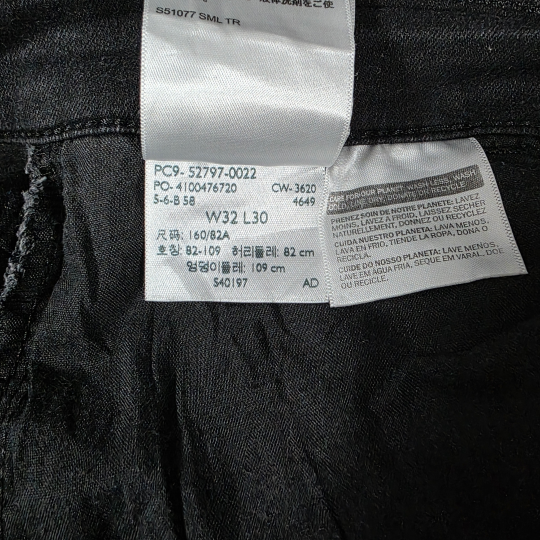 Levi’s 720 High Rise Super Skinny Jeans W32 L30 Black Stretch Denim Women’s