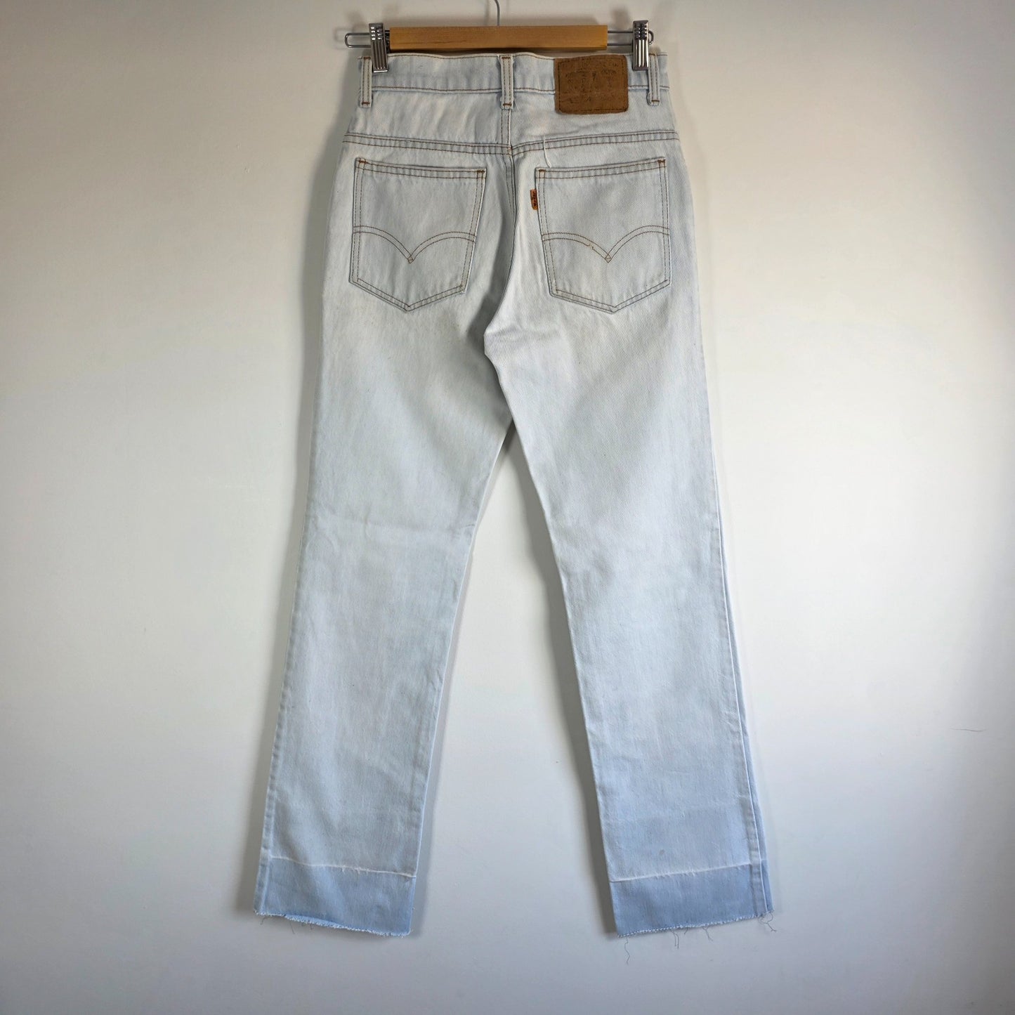 Levi’s Vintage Orange Tab Jeans W28 L31 Light Blue Straight Leg Belgium