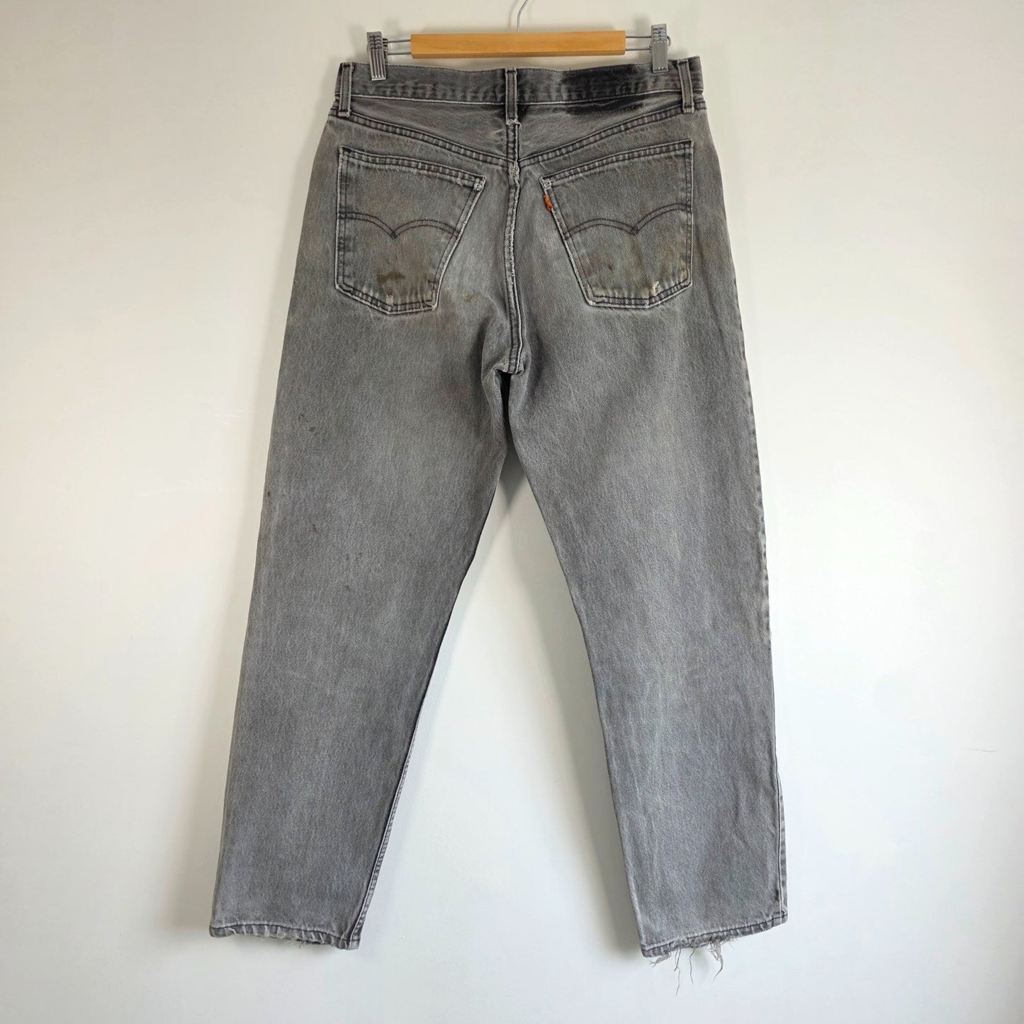 Vintage Levi’s 616 Jeans W32 L31 Grey Orange Tab Distressed Men’s