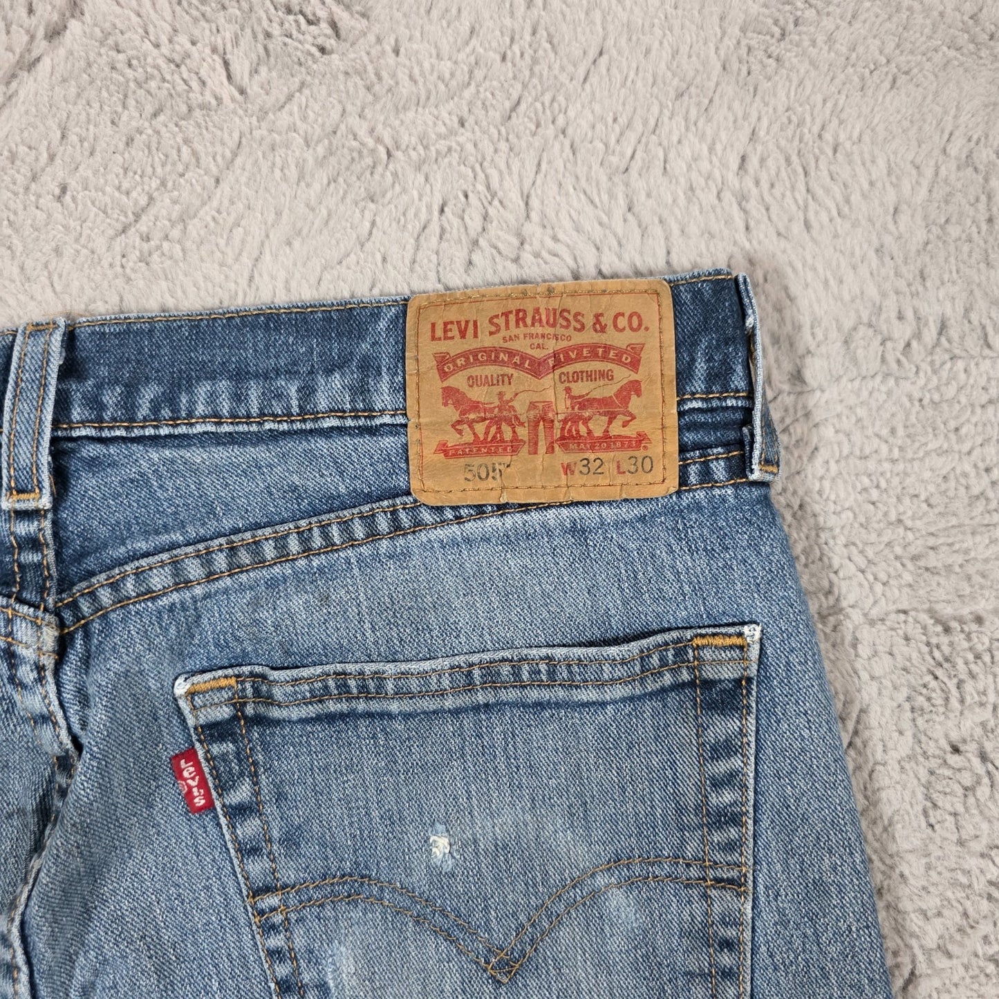 Levi’s 505 Jeans Men’s W32 L30 Blue Denim Straight Leg