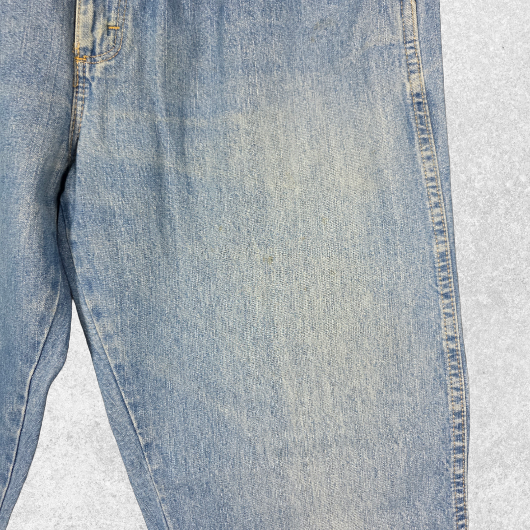 Wrangler Rugged Wear Carpenter Jeans W35 L34 (Tag 36x34) Relaxed Blue Vintage