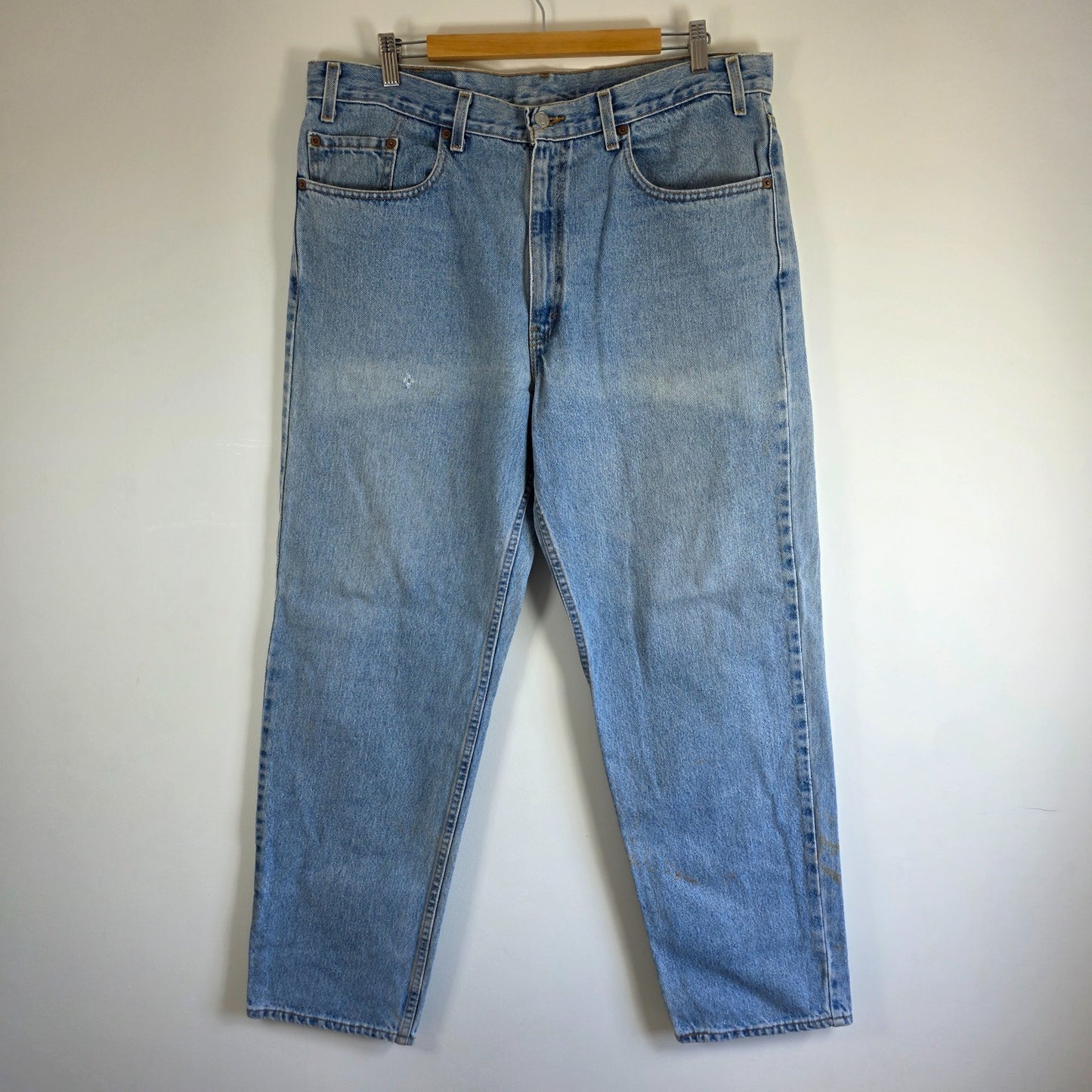 Levi’s 550 Jeans W38 L30 Relaxed Fit USA Made Blue Denim Vintage Men’s