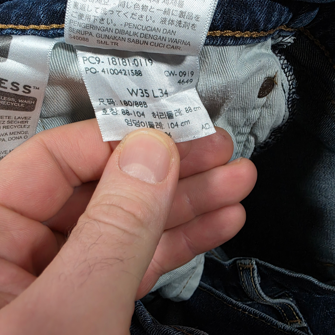 Levi’s 541 Athletic Fit Jeans W35 L33 (Tag W35 L34) Blue Stretch Denim Men’s
