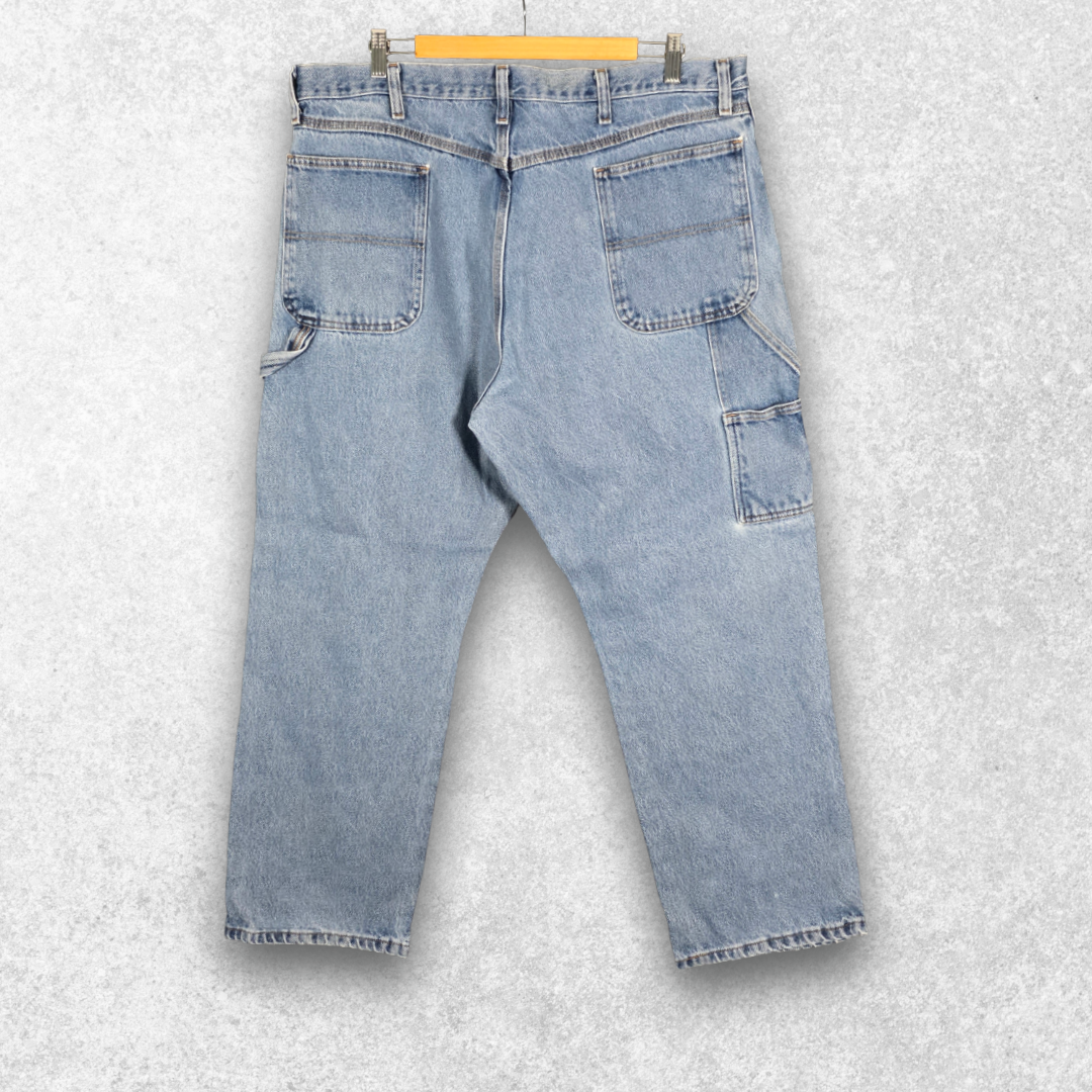Rustler Carpenter Jeans W40 L30 Relaxed Fit Blue Y2K Workwear Men’s