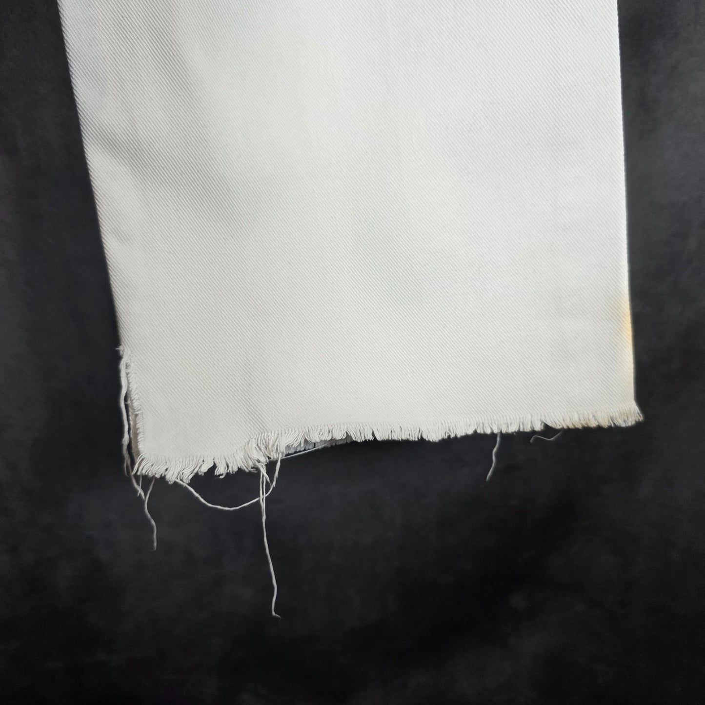 Levi’s 505 Vintage USA White Jeans Men’s W32 L29 Straight Leg Raw Hem