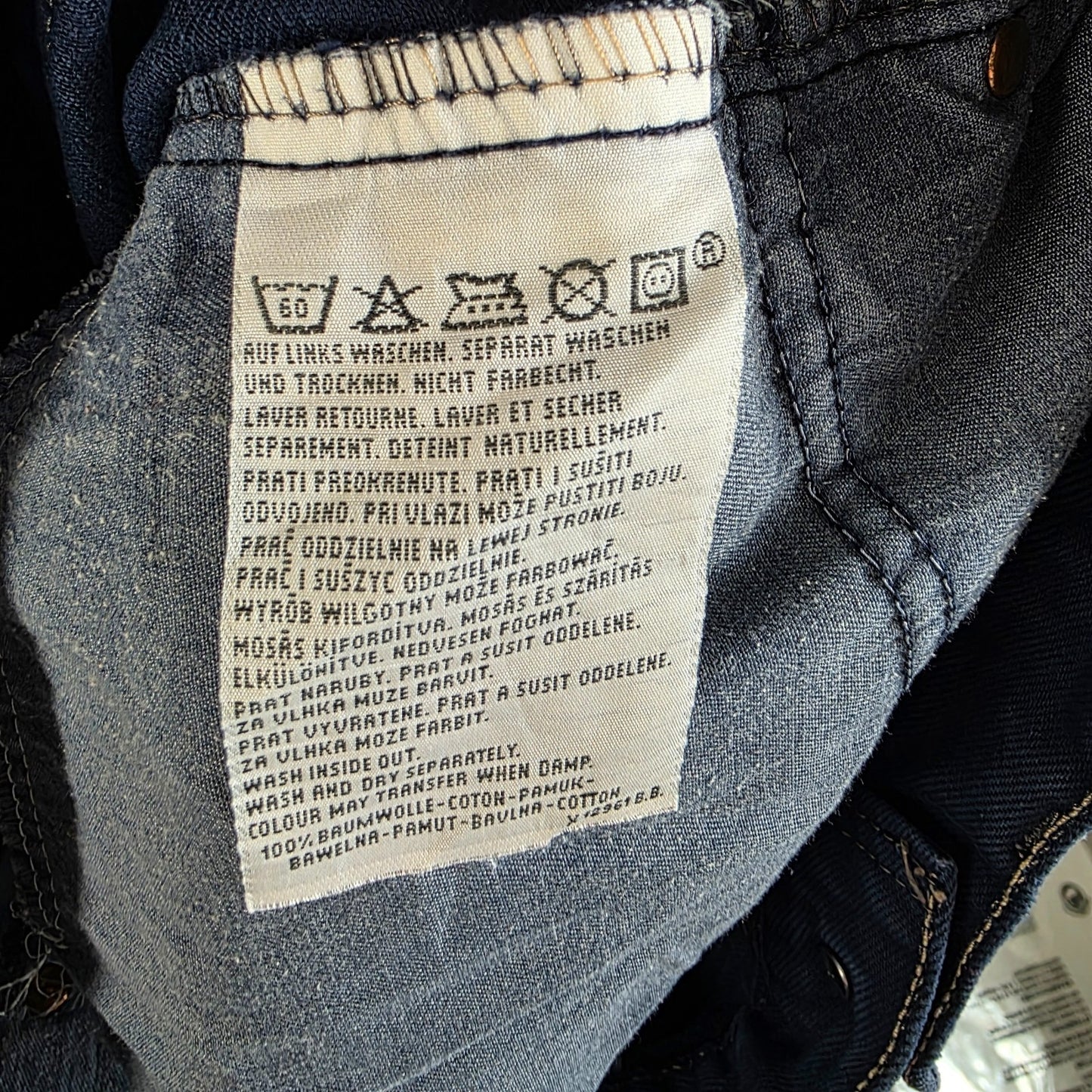 Vintage Levi’s 615 Jeans W31 L30 Blue Orange Tab 00s Men’s Denim