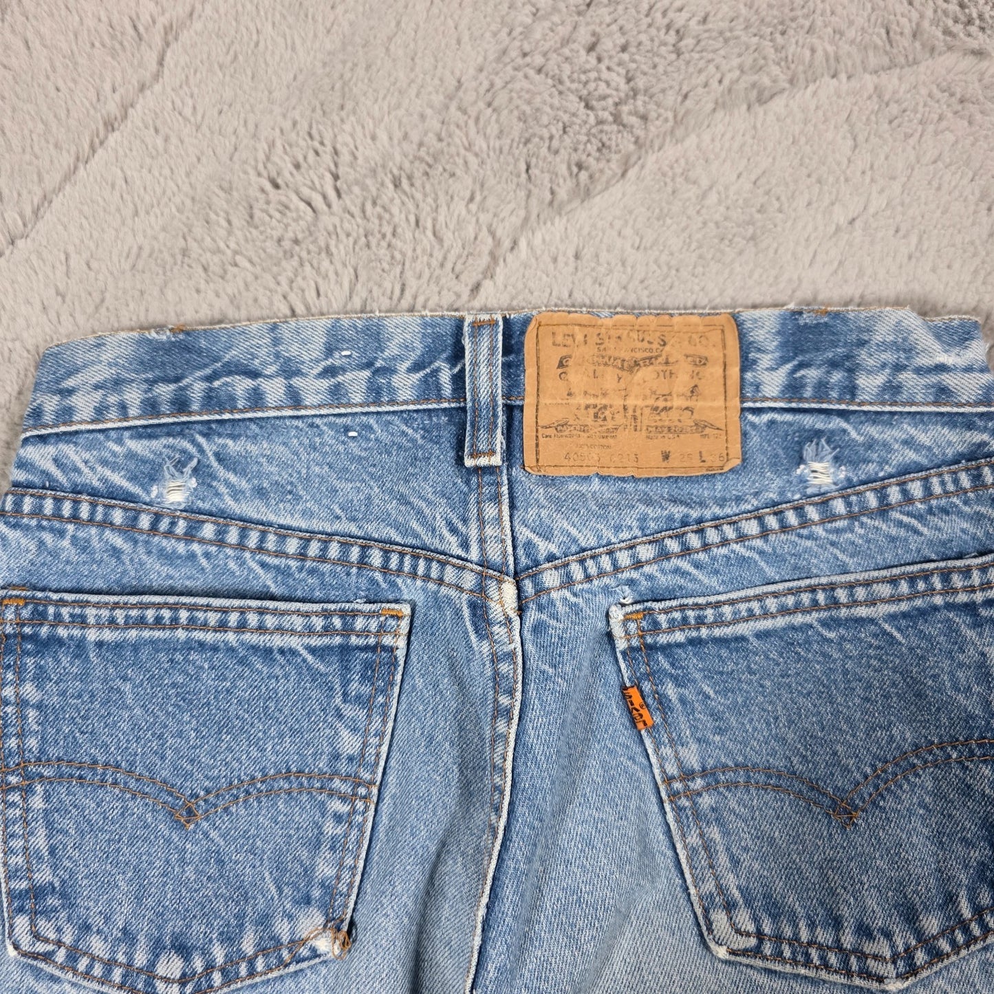 Vintage Levi’s Orange Tab Jeans Men’s W29 L36 Blue Denim
