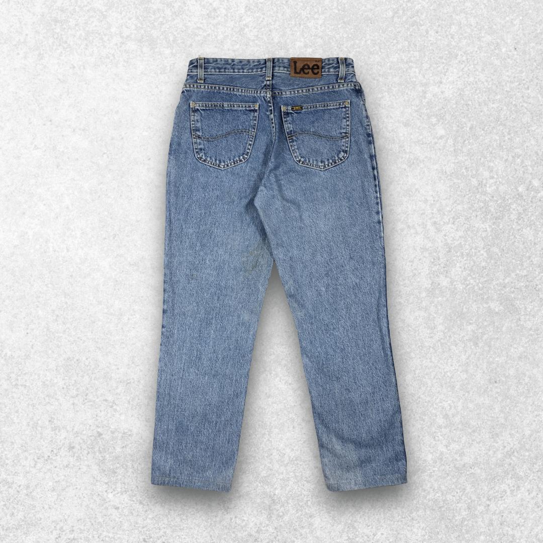 Vintage Lee Oklahoma Jeans W32 L28 Blue Denim Y2K 90s Straight Leg Made in EU