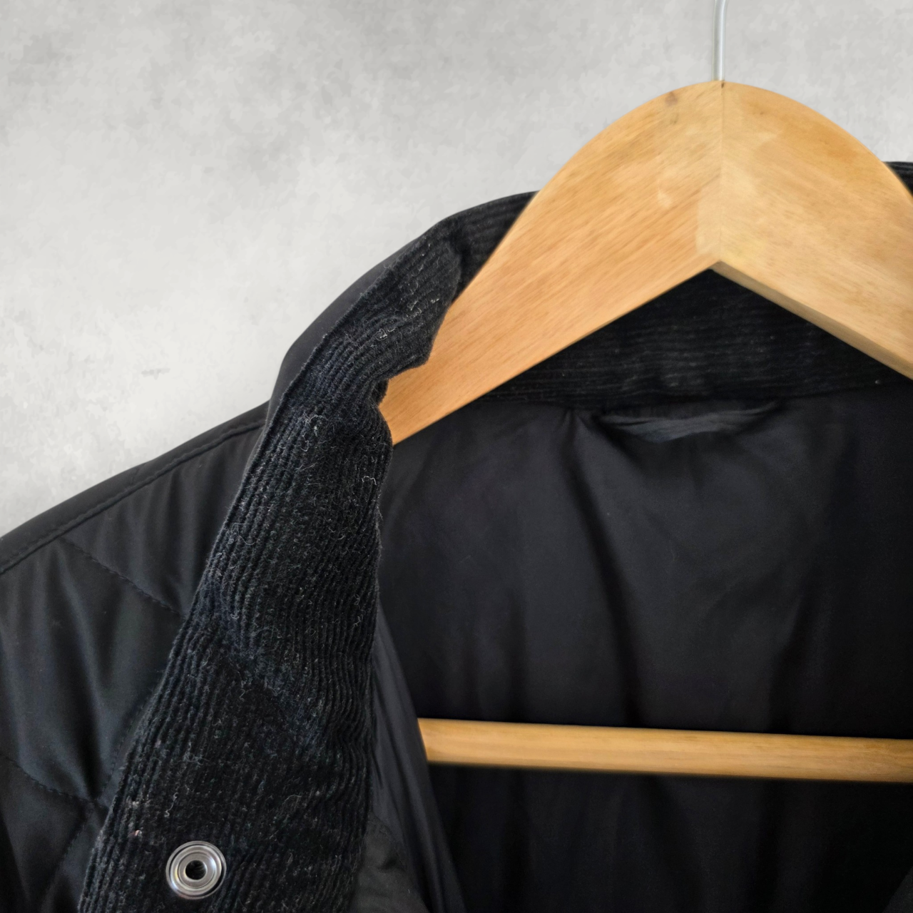 Barbour Matt Fulham Quilted Jacket Men’s Black XS Diamond Quilt Coat