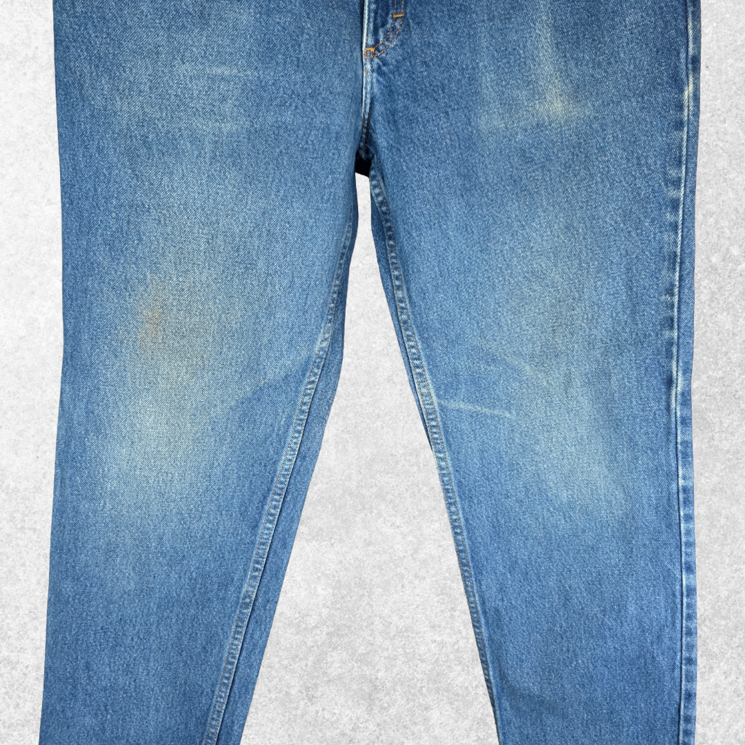 L.L.Bean Mens Jeans W33 L30 Blue Classic Fit Straight Leg Denim Cotton