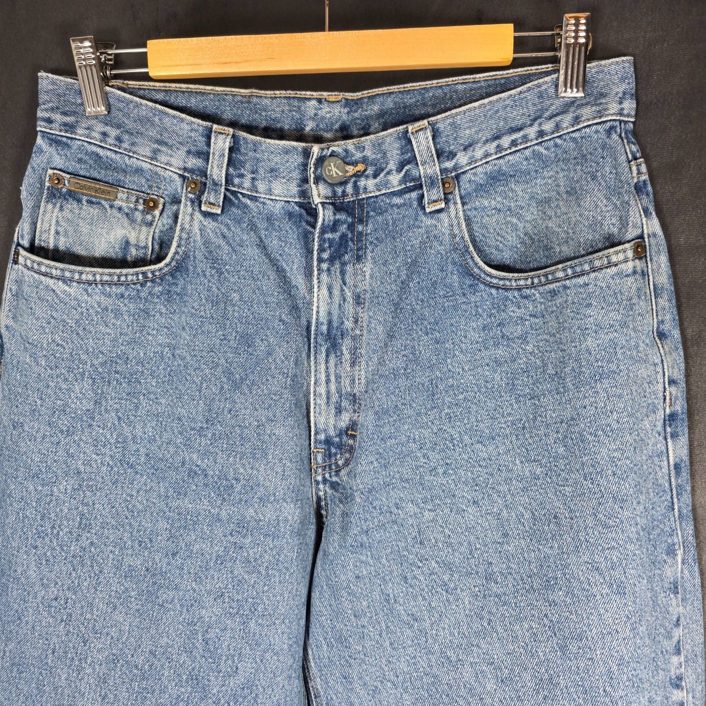 Vintage Calvin Klein Men’s Easy Fit Jeans Blue W32 L29 Made in USA