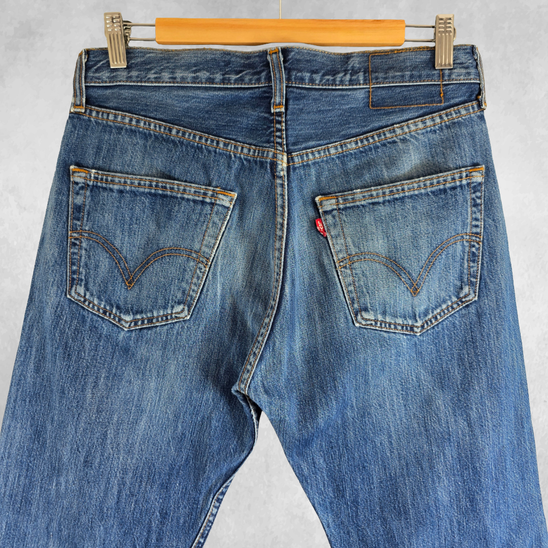 Levi’s 501 Jeans W31 L31 Blue Distressed Vintage Grunge Y2K Straight Leg Men’s
