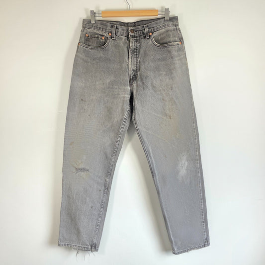 Vintage Levi’s 616 Jeans W32 L31 Grey Orange Tab Distressed Men’s