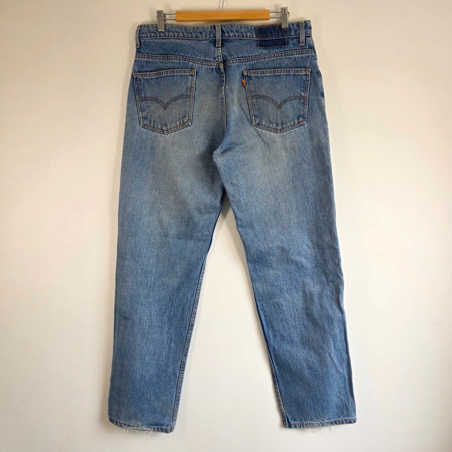 Vintage Levi’s 604 Jeans W35 L32 Blue Orange Tab 90s Men’s Denim