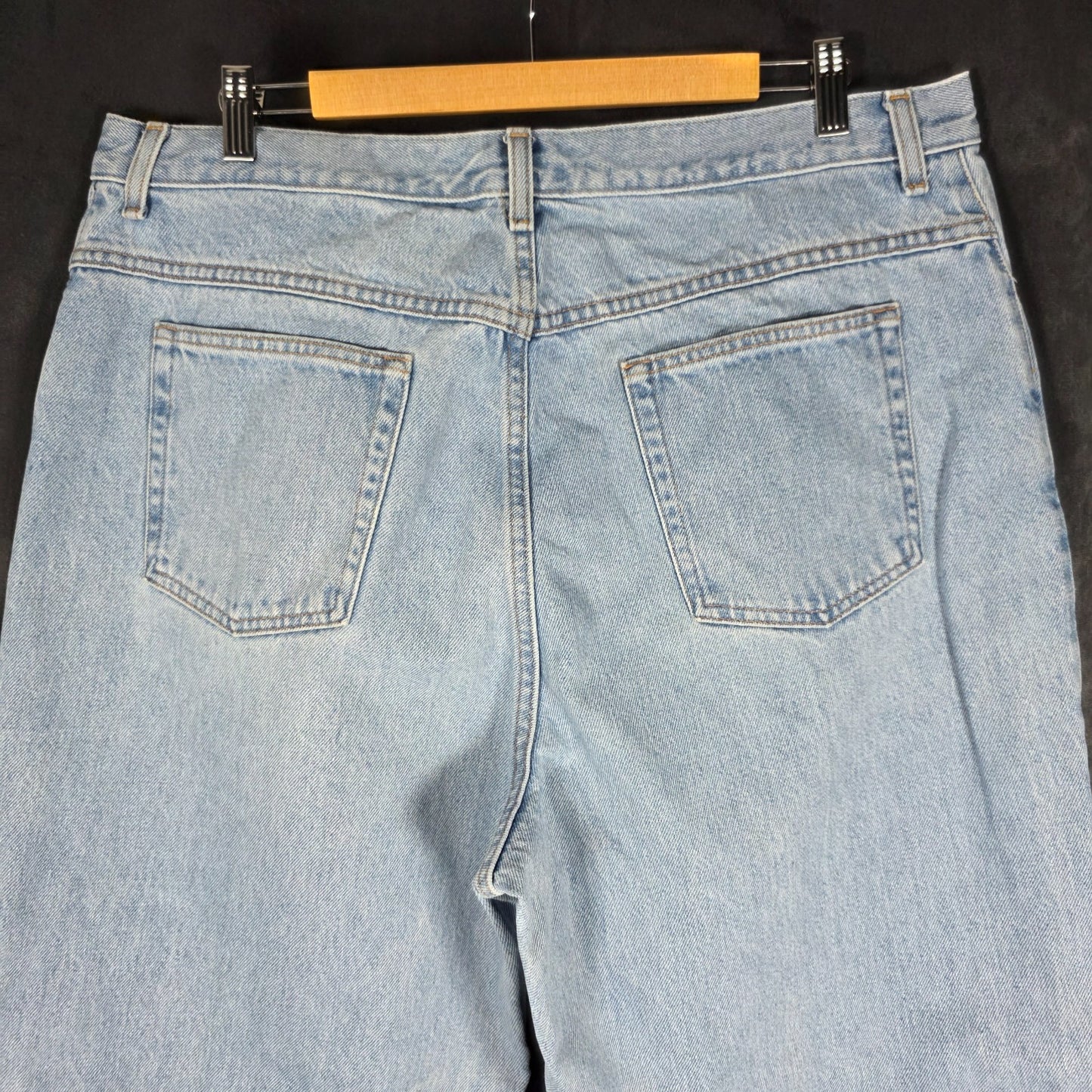 L.L.Bean Women’s Relaxed Fit Jeans Blue W36 L29 100% Cotton