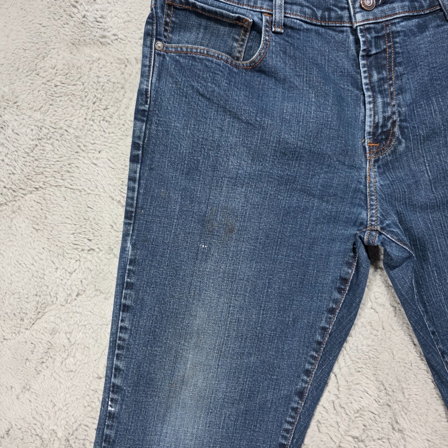 Tommy Hilfiger Slim Blue Denim Jeans W38 L32 Made in Mexico