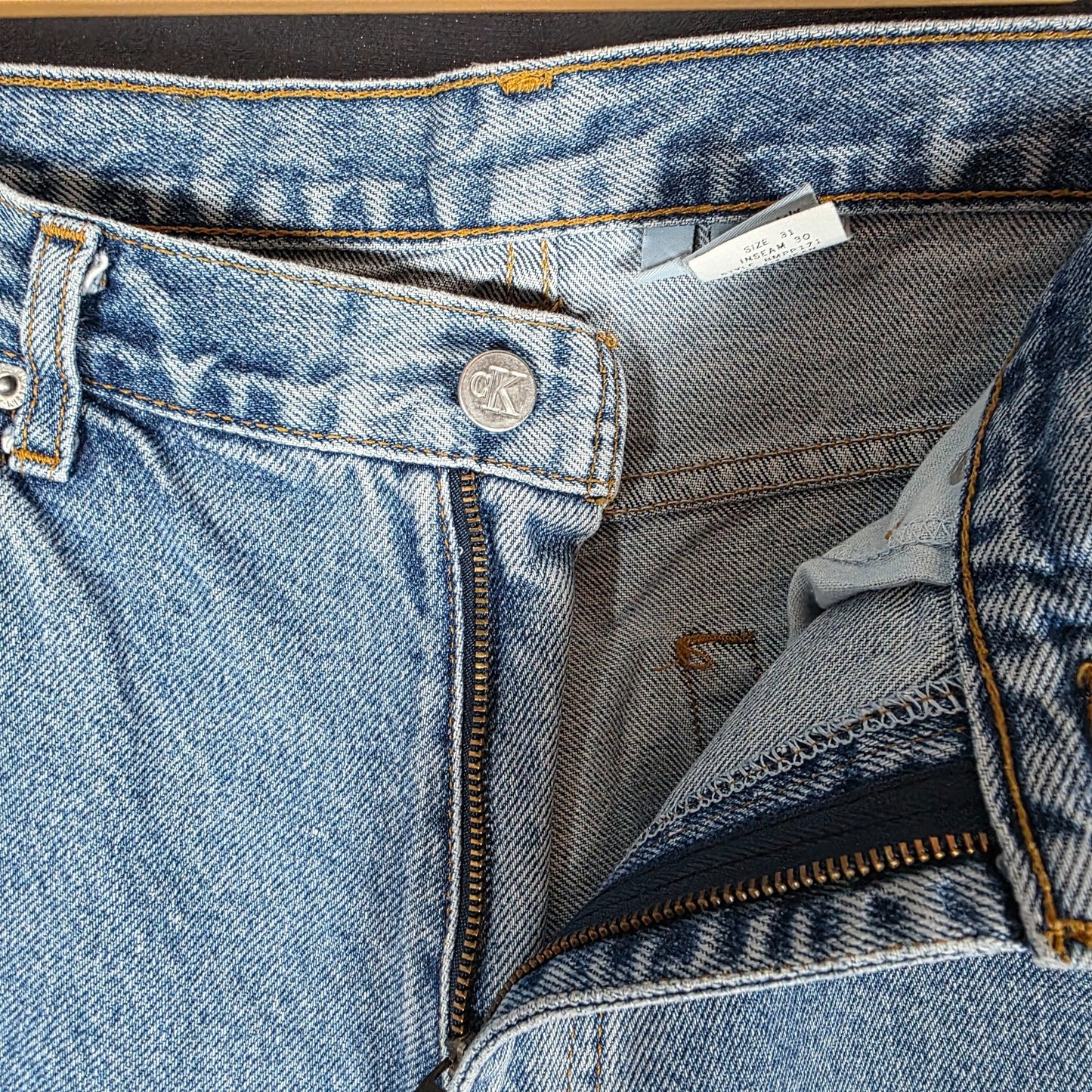 Vintage Calvin Klein Easy Fit Jeans Made in USA Men’s W31 L30