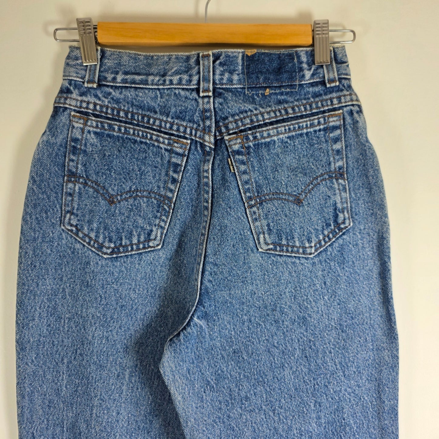 Levi’s Silver Tab 573 Jeans Women’s W24 L31 Blue USA Made Vintage Denim