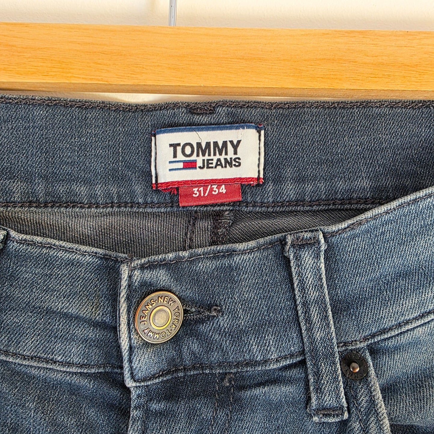 Tommy Hilfiger Scanton Slim Jeans W31 L34 Blue Stretch Denim Men's