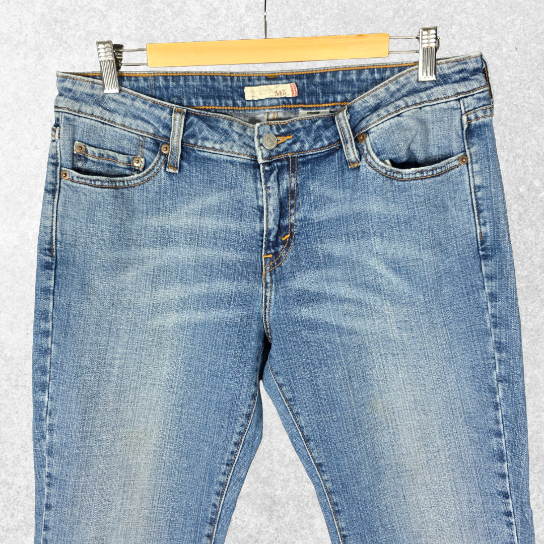 Levi’s 545 Low Bootcut Jeans W33 L32 Blue Stretch Women’s 12M Y2K