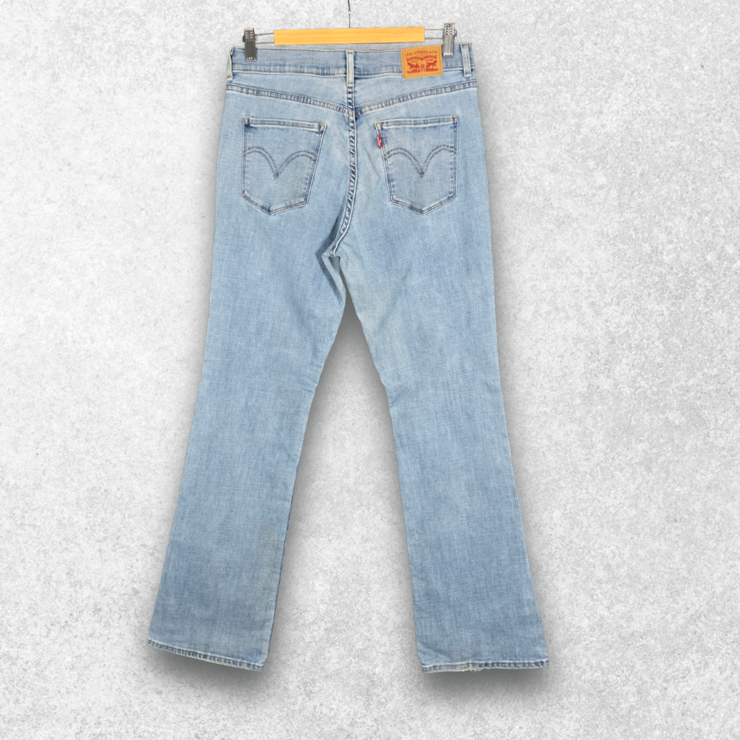 Levi’s Classic Boot Bootcut Jeans US 8 UK 12 Blue Y2K Stretch Flare Women’s