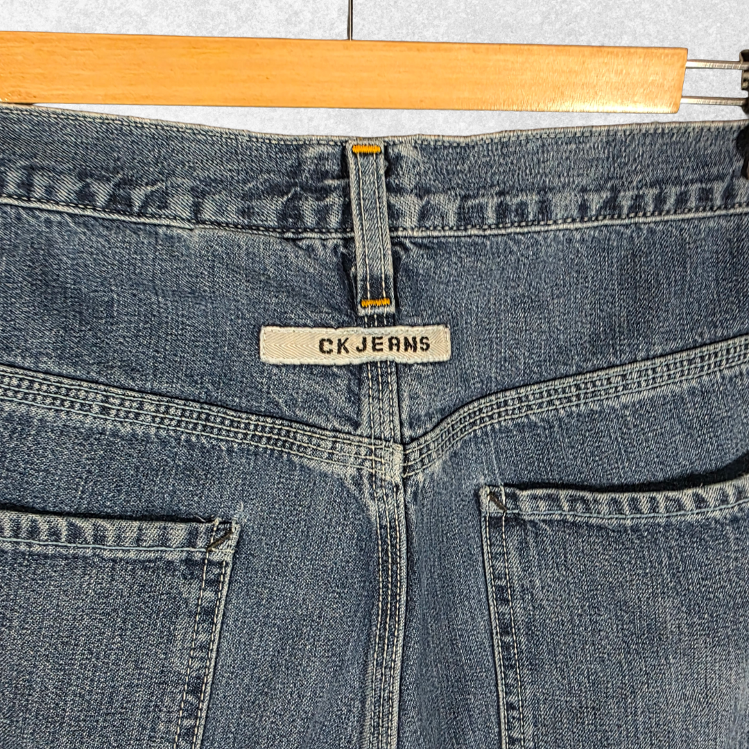 Vintage Calvin Klein Carpenter Jeans W34 L28 (34x30 Tag) Blue Relaxed Men’s